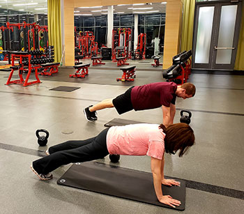 Photo: Planks in ACE class.