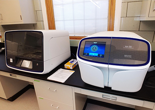 Ion sequencing instrument.