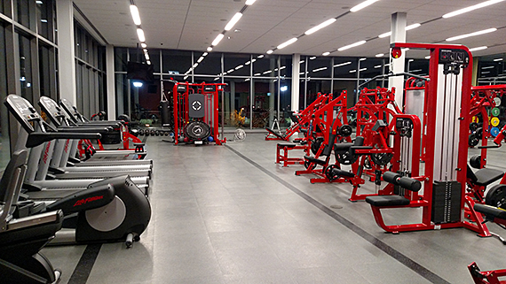 Photo: NExT Center gym equipment.