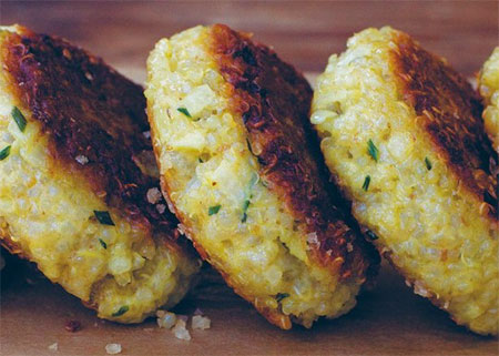 Quinoa and Cauliflower Burgers